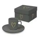 ppd - Pure Heart Anthracite Matte Espresso-Set in Geschenkbox